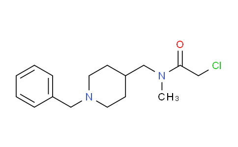 CAS No. 1353965-88-4, N-((1-Benzylpiperidin-4-yl)methyl)-2-chloro-N-methylacetamide