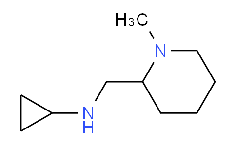 CAS No. 1249240-38-7, N-((1-Methylpiperidin-2-yl)methyl)cyclopropanamine