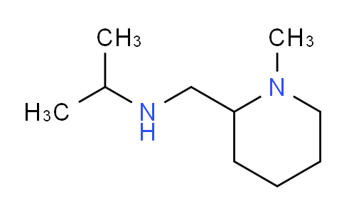 CAS No. 1303906-46-8, N-((1-Methylpiperidin-2-yl)methyl)propan-2-amine