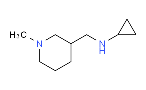 CAS No. 1247498-38-9, N-((1-Methylpiperidin-3-yl)methyl)cyclopropanamine