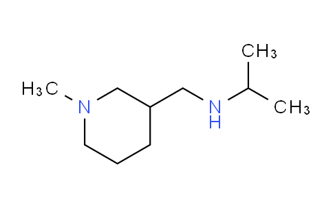 CAS No. 1304279-24-0, N-((1-Methylpiperidin-3-yl)methyl)propan-2-amine