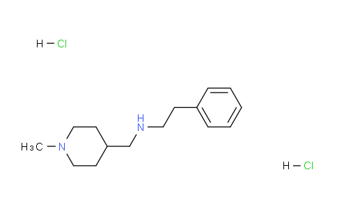 CAS No. 1185293-42-8, N-((1-Methylpiperidin-4-yl)methyl)-2-phenylethanamine dihydrochloride