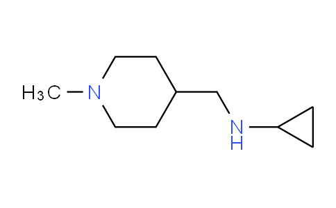 CAS No. 1247766-09-1, N-((1-Methylpiperidin-4-yl)methyl)cyclopropanamine