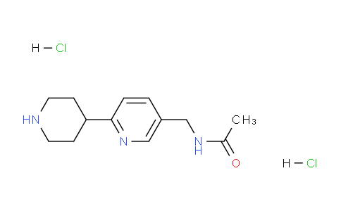 CAS No. 1361112-52-8, N-((6-(Piperidin-4-yl)pyridin-3-yl)methyl)acetamide dihydrochloride
