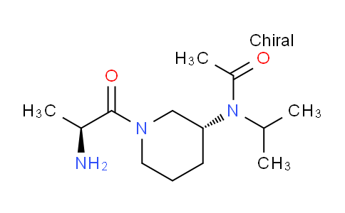 CAS No. 1401666-83-8, N-((R)-1-((S)-2-Aminopropanoyl)piperidin-3-yl)-N-isopropylacetamide