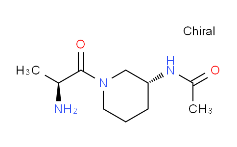 CAS No. 1401666-09-8, N-((R)-1-((S)-2-Aminopropanoyl)piperidin-3-yl)acetamide