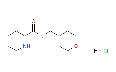 CAS No. 1236256-57-7, N-((Tetrahydro-2H-pyran-4-yl)methyl)piperidine-2-carboxamide hydrochloride