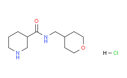 CAS No. 1220029-99-1, N-((Tetrahydro-2H-pyran-4-yl)methyl)piperidine-3-carboxamide hydrochloride