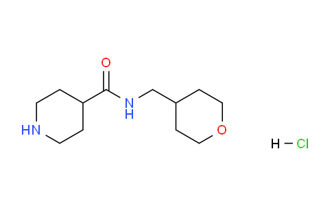 CAS No. 1220021-01-1, N-((Tetrahydro-2H-pyran-4-yl)methyl)piperidine-4-carboxamide hydrochloride