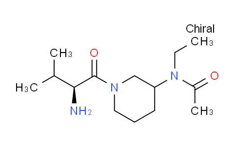 CAS No. 1354024-47-7, N-(1-((S)-2-Amino-3-methylbutanoyl)piperidin-3-yl)-N-ethylacetamide