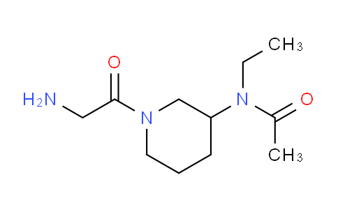 CAS No. 1353988-50-7, N-(1-(2-Aminoacetyl)piperidin-3-yl)-N-ethylacetamide