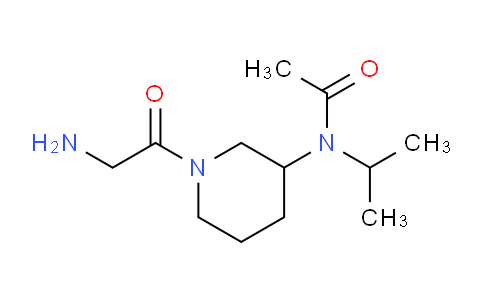 CAS No. 1353945-90-0, N-(1-(2-Aminoacetyl)piperidin-3-yl)-N-isopropylacetamide
