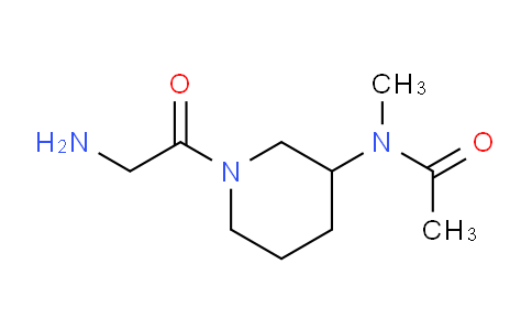 CAS No. 1353965-89-5, N-(1-(2-Aminoacetyl)piperidin-3-yl)-N-methylacetamide