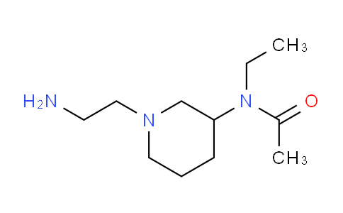 CAS No. 1353988-44-9, N-(1-(2-Aminoethyl)piperidin-3-yl)-N-ethylacetamide