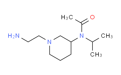 CAS No. 1353958-05-0, N-(1-(2-Aminoethyl)piperidin-3-yl)-N-isopropylacetamide