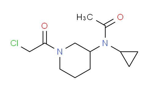 CAS No. 1353976-87-0, N-(1-(2-Chloroacetyl)piperidin-3-yl)-N-cyclopropylacetamide