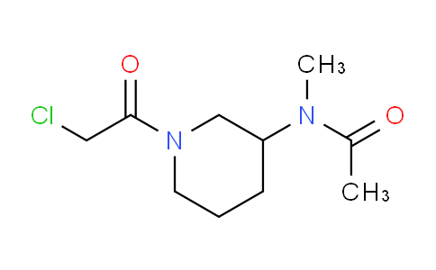 CAS No. 1353958-08-3, N-(1-(2-Chloroacetyl)piperidin-3-yl)-N-methylacetamide