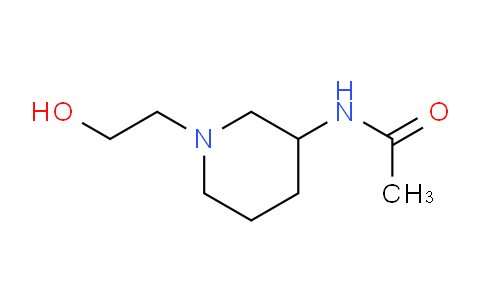 CAS No. 1353988-59-6, N-(1-(2-Hydroxyethyl)piperidin-3-yl)acetamide