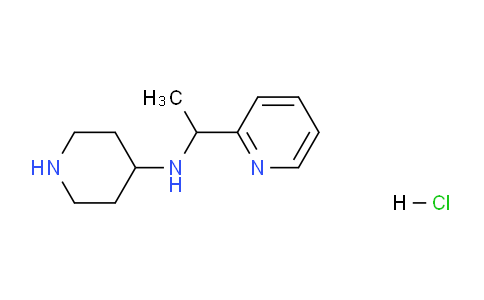 CAS No. 1289388-34-6, N-(1-(Pyridin-2-yl)ethyl)piperidin-4-amine hydrochloride