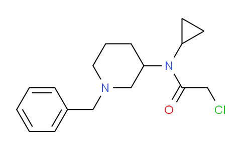 CAS No. 1353965-16-8, N-(1-Benzylpiperidin-3-yl)-2-chloro-N-cyclopropylacetamide