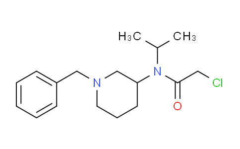 CAS No. 1353946-74-3, N-(1-Benzylpiperidin-3-yl)-2-chloro-N-isopropylacetamide