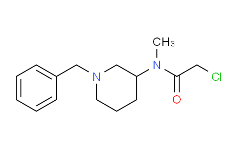 CAS No. 1353965-08-8, N-(1-Benzylpiperidin-3-yl)-2-chloro-N-methylacetamide