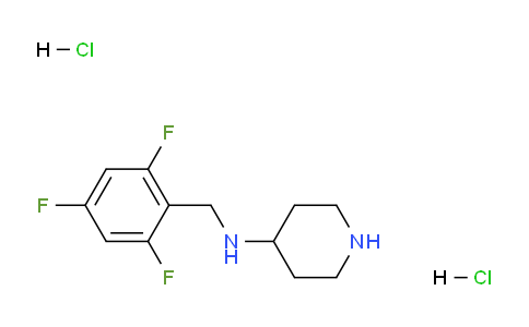 CAS No. 1349717-05-0, N-(2,4,6-Trifluorobenzyl)piperidin-4-amine dihydrochloride