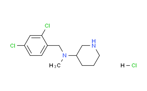 CAS No. 1289385-89-2, N-(2,4-Dichlorobenzyl)-N-methylpiperidin-3-amine hydrochloride