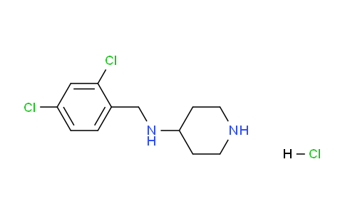 CAS No. 1261234-72-3, N-(2,4-dichlorobenzyl)piperidin-4-amine hydrochloride