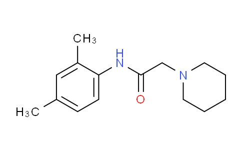 CAS No. 75549-81-4, N-(2,4-Dimethylphenyl)-2-(piperidin-1-yl)acetamide