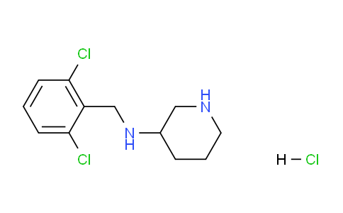 CAS No. 1261230-61-8, N-(2,6-Dichlorobenzyl)piperidin-3-amine hydrochloride