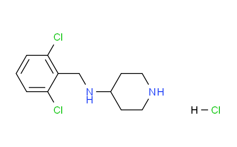 CAS No. 1261235-57-7, N-(2,6-Dichlorobenzyl)piperidin-4-amine hydrochloride