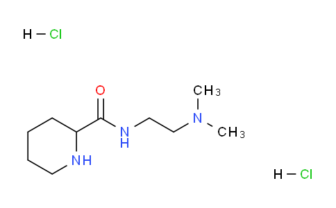 CAS No. 1236263-47-0, N-(2-(Dimethylamino)ethyl)piperidine-2-carboxamide dihydrochloride