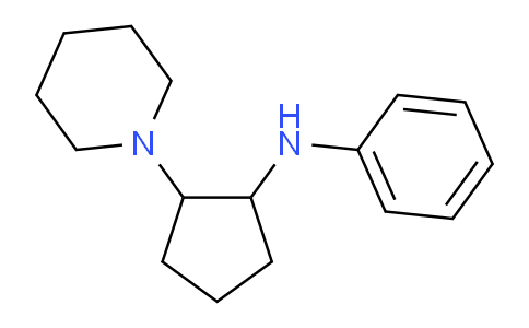 CAS No. 112217-85-3, N-(2-(Piperidin-1-yl)cyclopentyl)aniline