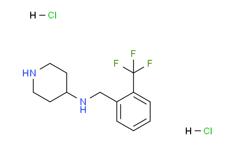 CAS No. 1707710-39-1, N-(2-(Trifluoromethyl)benzyl)piperidin-4-amine dihydrochloride