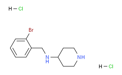 CAS No. 1233954-96-5, N-(2-Bromobenzyl)piperidine-4-amine dihydrochloride