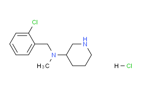 CAS No. 1261233-94-6, N-(2-Chlorobenzyl)-N-methylpiperidin-3-amine hydrochloride