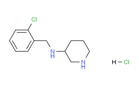 CAS No. 1261235-11-3, N-(2-Chlorobenzyl)piperidin-3-amine hydrochloride