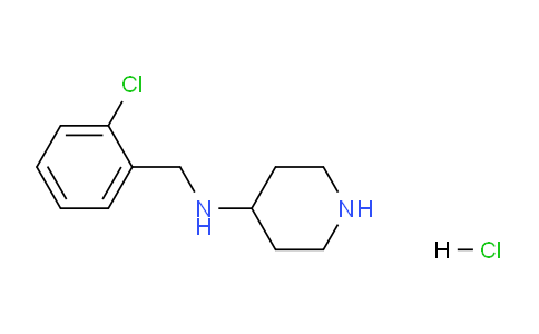 CAS No. 1261230-67-4, N-(2-Chlorobenzyl)piperidin-4-amine hydrochloride