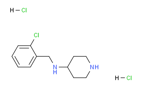 CAS No. 1233952-92-5, N-(2-Chlorobenzyl)piperidine-4-amine dihydrochloride