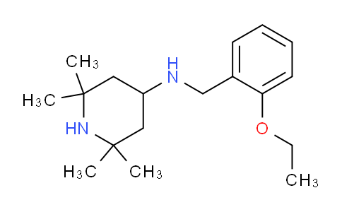 CAS No. 626213-00-1, N-(2-Ethoxybenzyl)-2,2,6,6-tetramethylpiperidin-4-amine