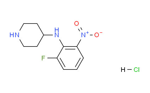 CAS No. 1233954-80-7, N-(2-Fluoro-6-nitrophenyl)piperidin-4-amine hydrochloride