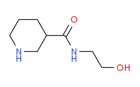 CAS No. 496057-54-6, N-(2-Hydroxyethyl)piperidine-3-carboxamide