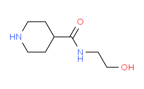 CAS No. 30672-46-9, N-(2-Hydroxyethyl)piperidine-4-carboxamide