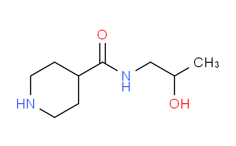 CAS No. 40051-34-1, N-(2-Hydroxypropyl)piperidine-4-carboxamide