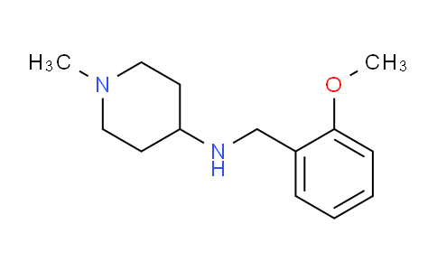 CAS No. 416869-87-9, N-(2-Methoxybenzyl)-1-methylpiperidin-4-amine