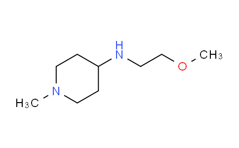 CAS No. 416887-38-2, N-(2-Methoxyethyl)-1-methylpiperidin-4-amine