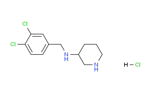 CAS No. 1261233-74-2, N-(3,4-Dichlorobenzyl)piperidin-3-amine hydrochloride