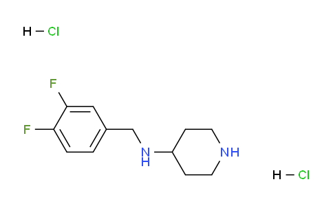 CAS No. 1349716-33-1, N-(3,4-Difluorobenzyl)piperidin-4-amine dihydrochloride