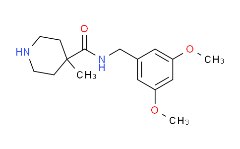 CAS No. 1142210-53-4, N-(3,5-Dimethoxybenzyl)-4-methylpiperidine-4-carboxamide